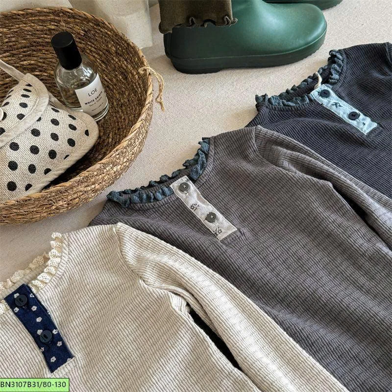 ÁO LEN GÂN CỔ BÈO  ADBABY