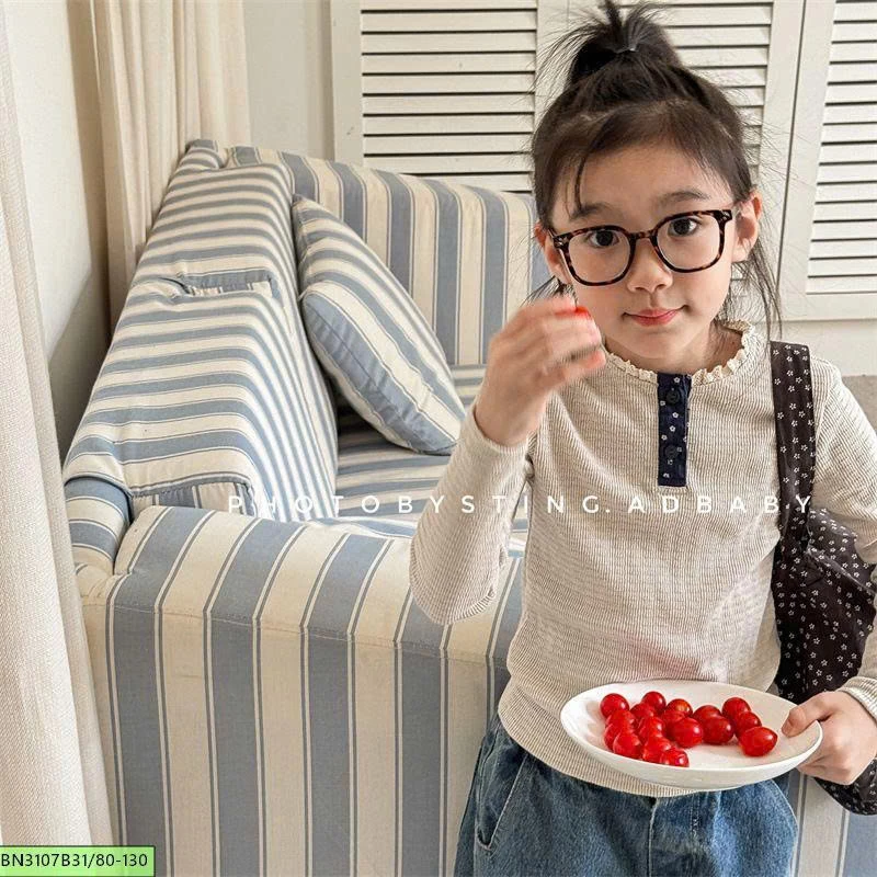 ÁO LEN GÂN CỔ BÈO  ADBABY