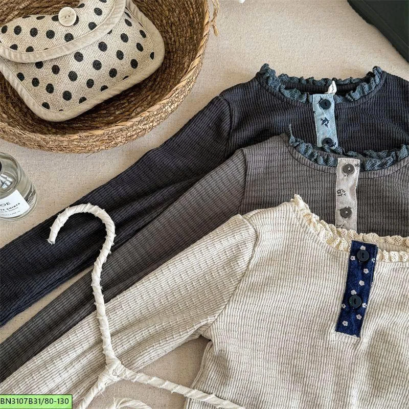 ÁO LEN GÂN CỔ BÈO  ADBABY