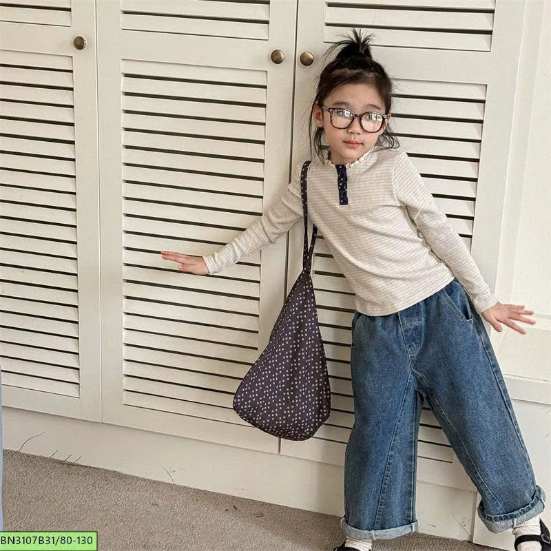 ÁO LEN GÂN CỔ BÈO  ADBABY