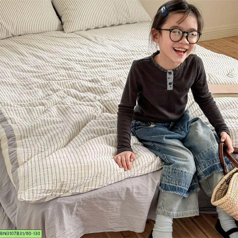 ÁO LEN GÂN CỔ BÈO  ADBABY