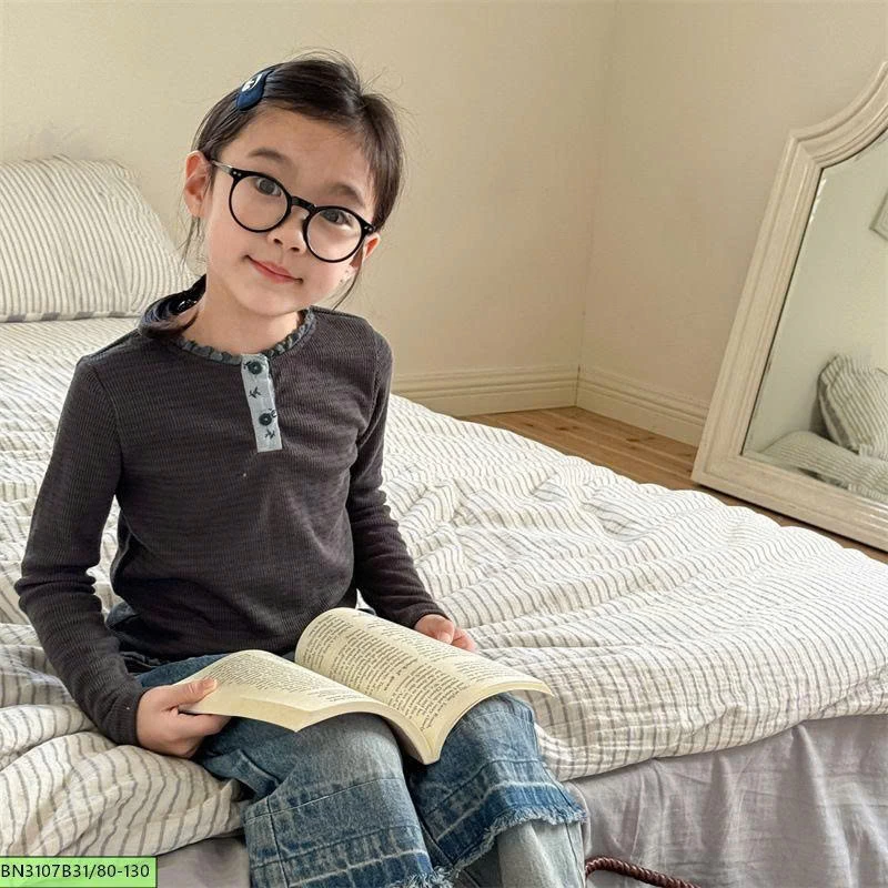 ÁO LEN GÂN CỔ BÈO  ADBABY