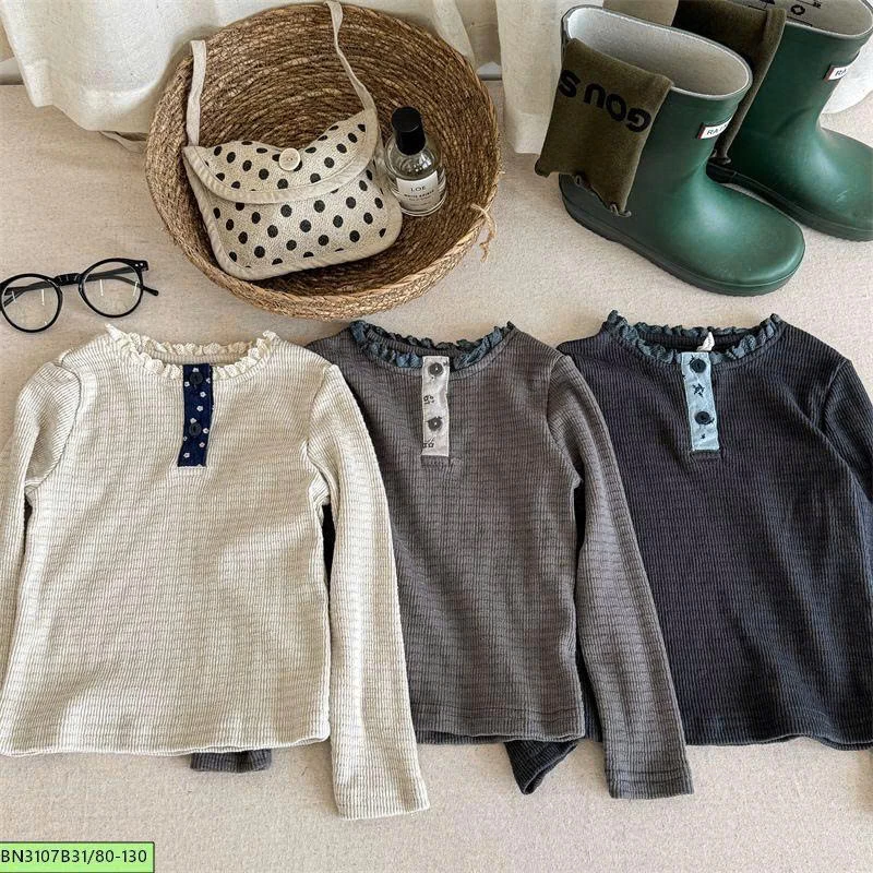 ÁO LEN GÂN CỔ BÈO  ADBABY