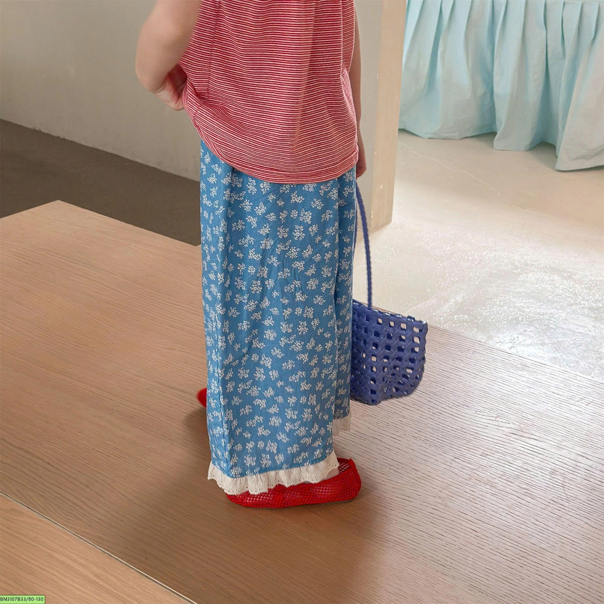 QUẦN SUÔNG HOA NHÍ VIỀN BÈOADBABY