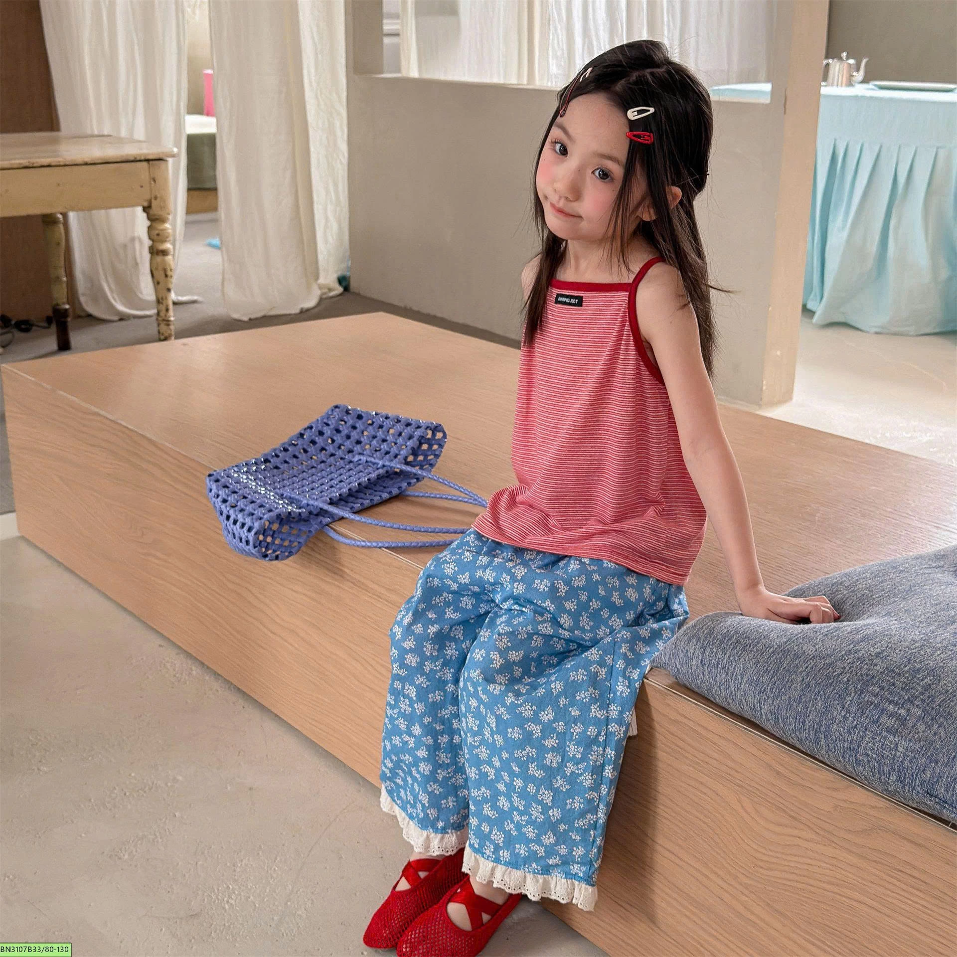 QUẦN SUÔNG HOA NHÍ VIỀN BÈOADBABY