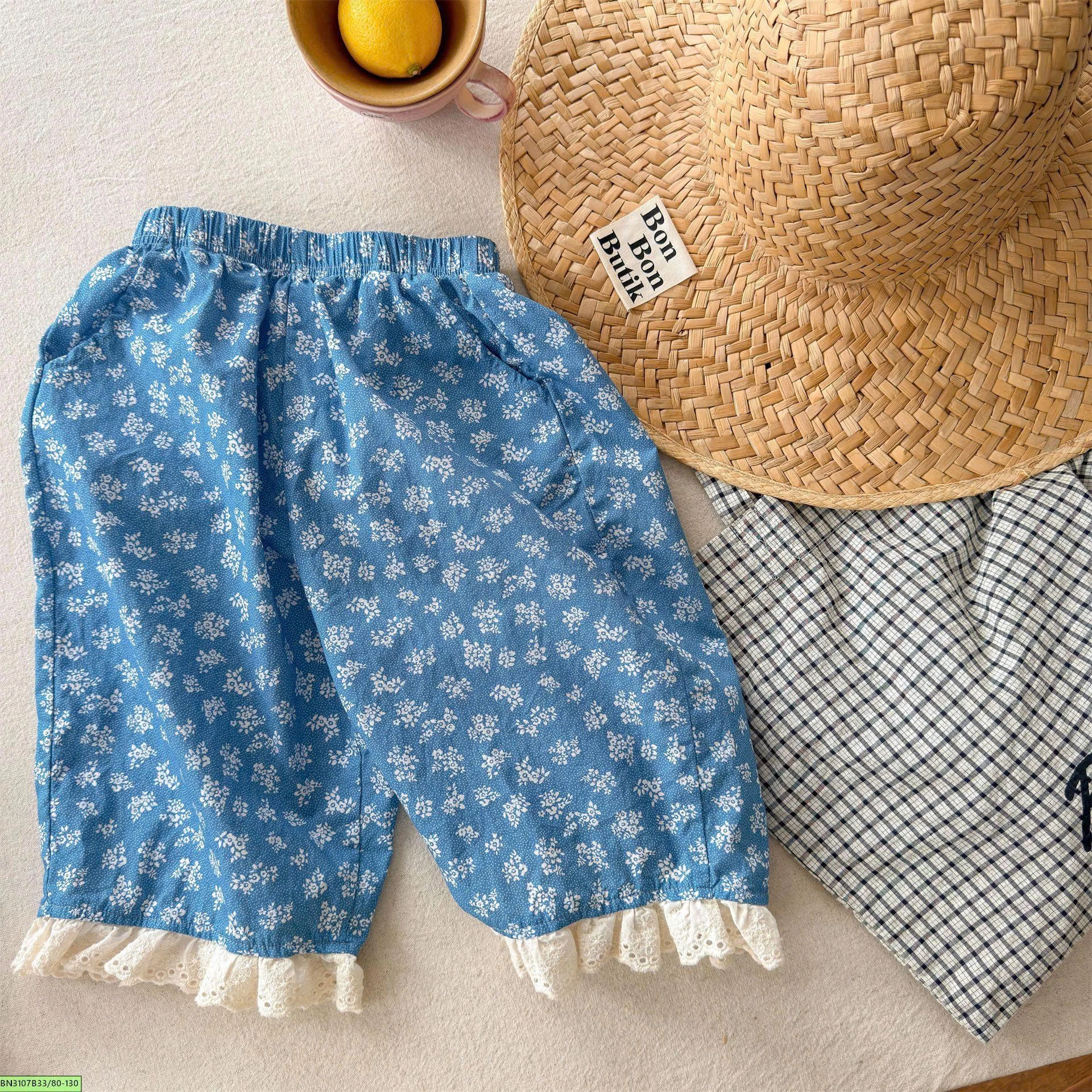 QUẦN SUÔNG HOA NHÍ VIỀN BÈOADBABY