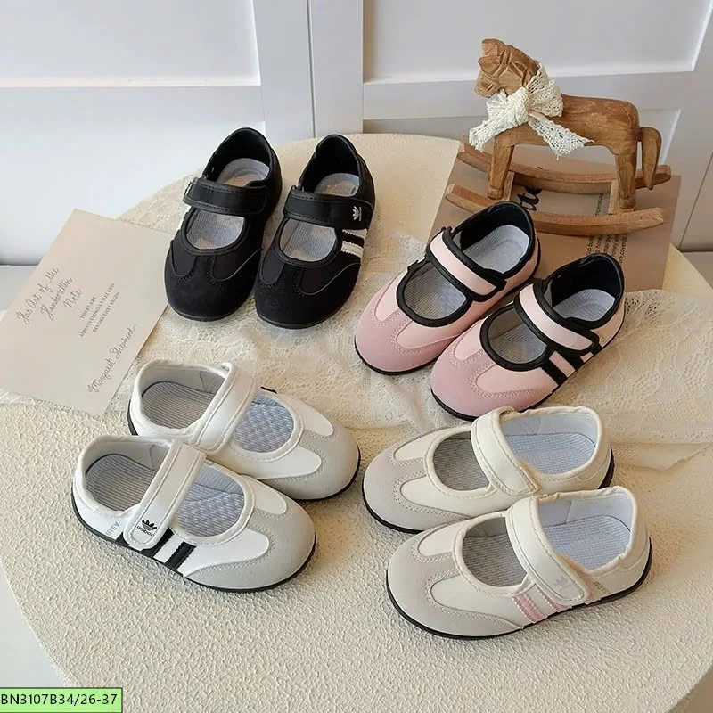 GIÀY THỂ THAO QUAI DÁN MŨI DA LỘN