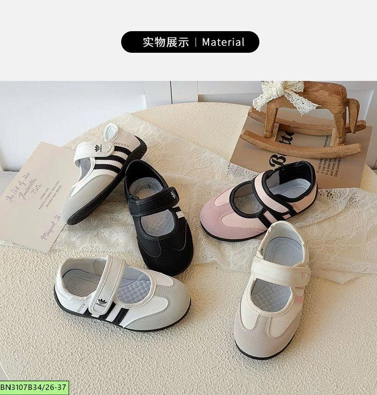 GIÀY THỂ THAO QUAI DÁN MŨI DA LỘN
