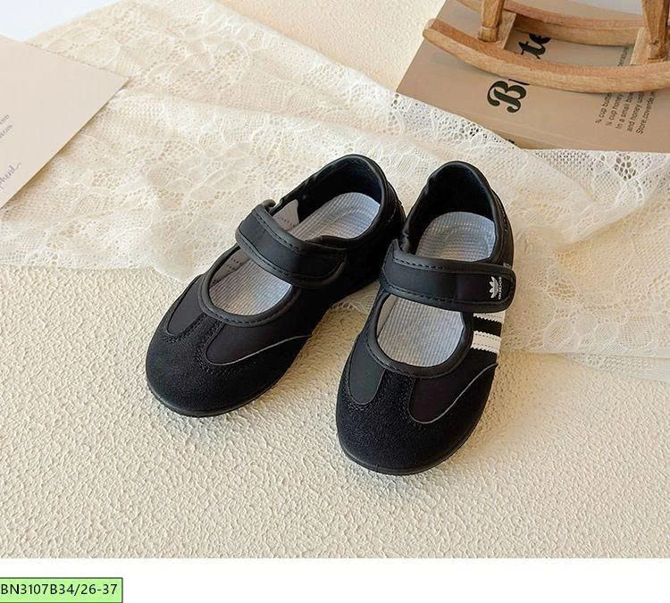GIÀY THỂ THAO QUAI DÁN MŨI DA LỘN