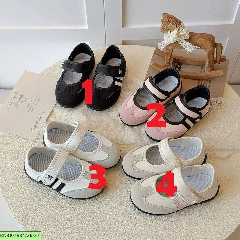 GIÀY THỂ THAO QUAI DÁN MŨI DA LỘN