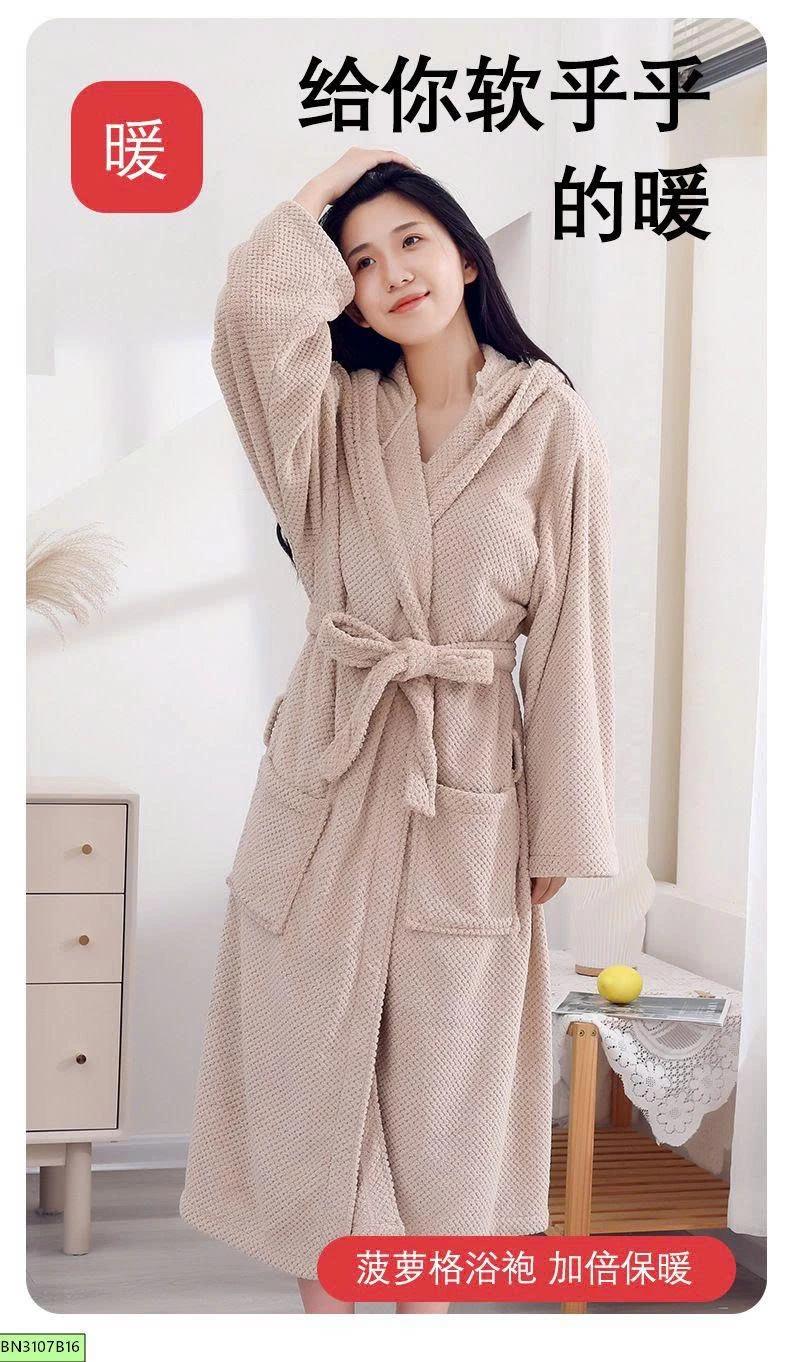 ÁO CHOẢNG TẮM LIỀN MŨ