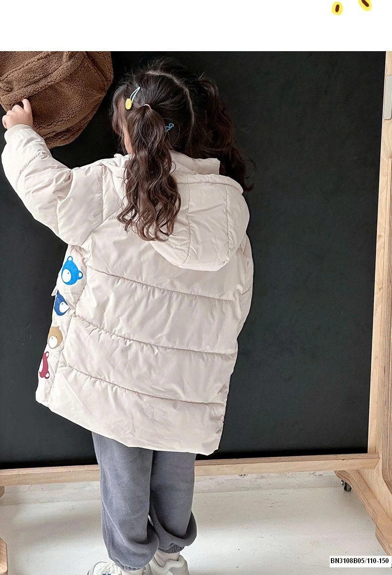 ÁO KHOÁC PHAO 4 CHÚ GẤU