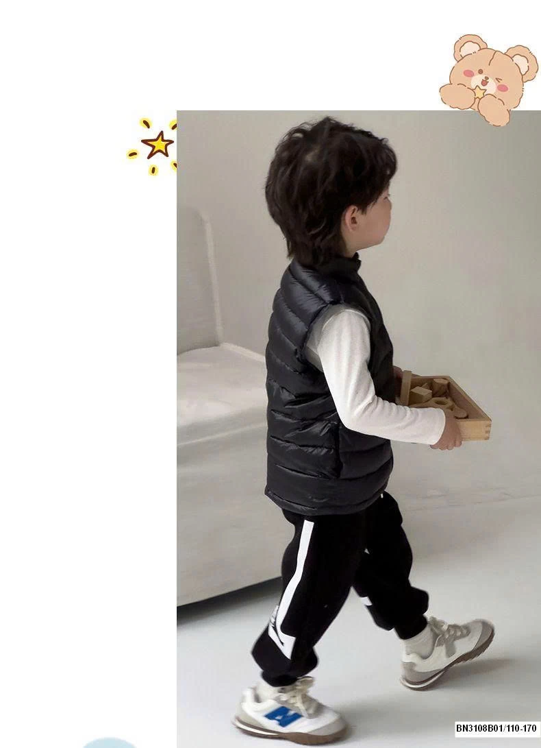 ÁO GILE PHAO TRƠN MÀU