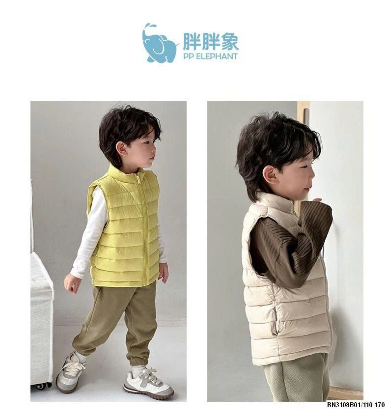 ÁO GILE PHAO TRƠN MÀU