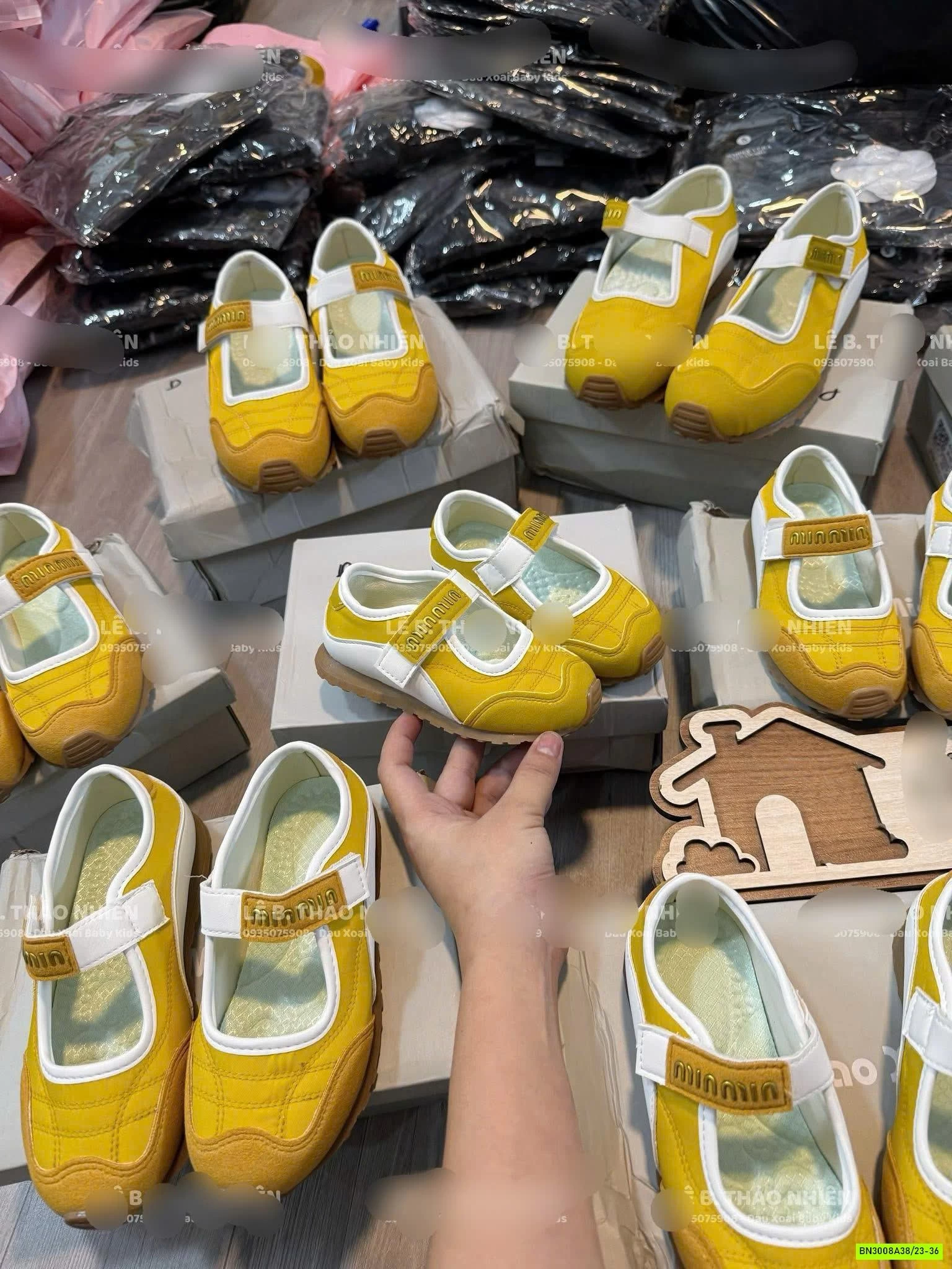 GIÀY BỆT QUAI DÁN MINMIN PHỐI MÀU