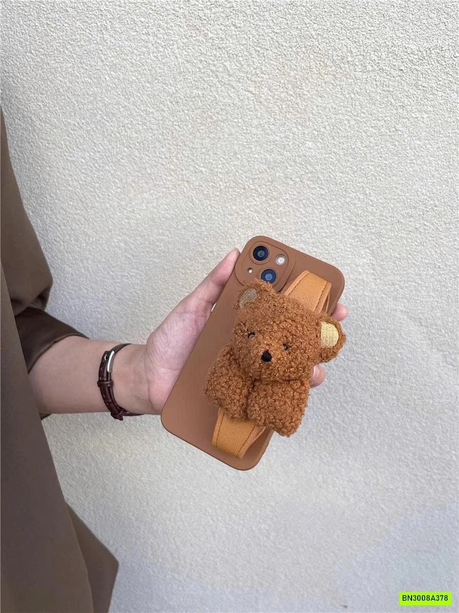ỐP ĐIỆN THOẠI GẤU KÈM DÂY
