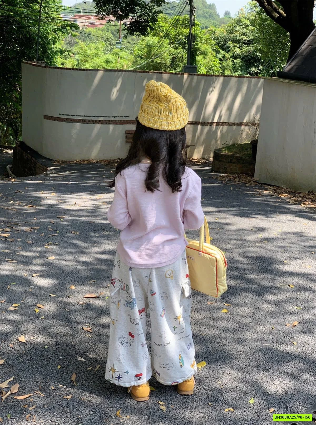 SET ÁO HỒNG MIX QUẦN IN HÌNH DỄ THƯƠNG