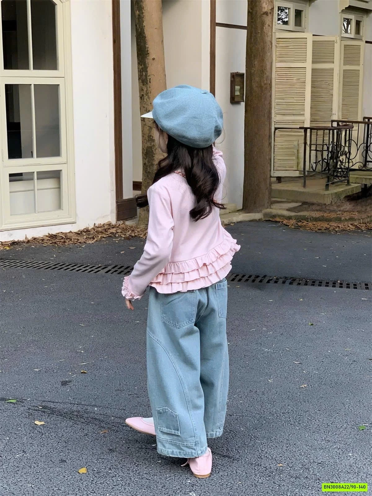 SET ÁO HỒNG MIX QUẦN JEAN SUÔNG