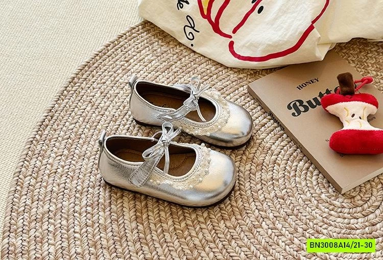 GIÀY BÚP BÊ PHỐI VIỀN REN NGỌC