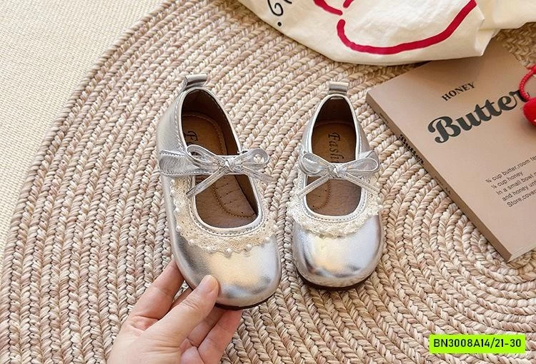GIÀY BÚP BÊ PHỐI VIỀN REN NGỌC