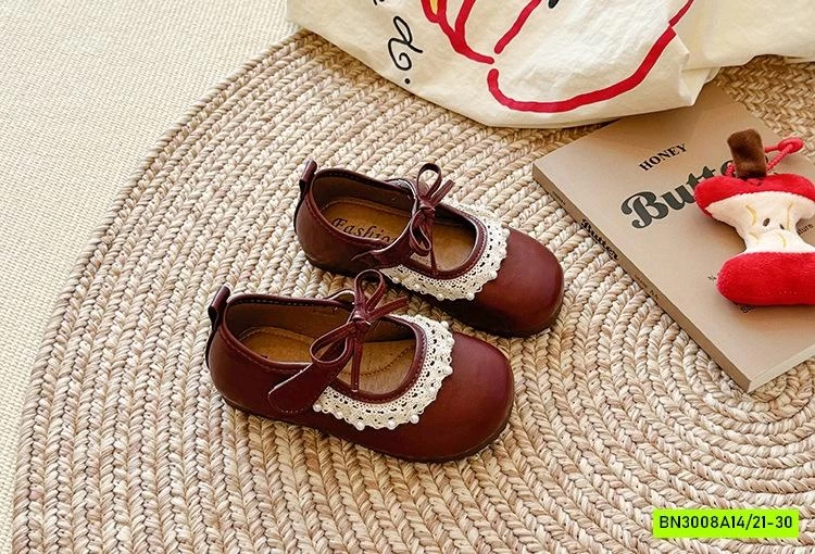 GIÀY BÚP BÊ PHỐI VIỀN REN NGỌC