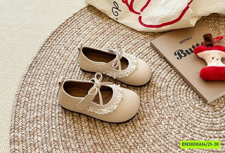 GIÀY BÚP BÊ PHỐI VIỀN REN NGỌC