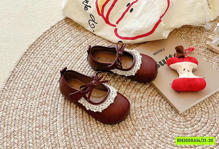 GIÀY BÚP BÊ PHỐI VIỀN REN NGỌC