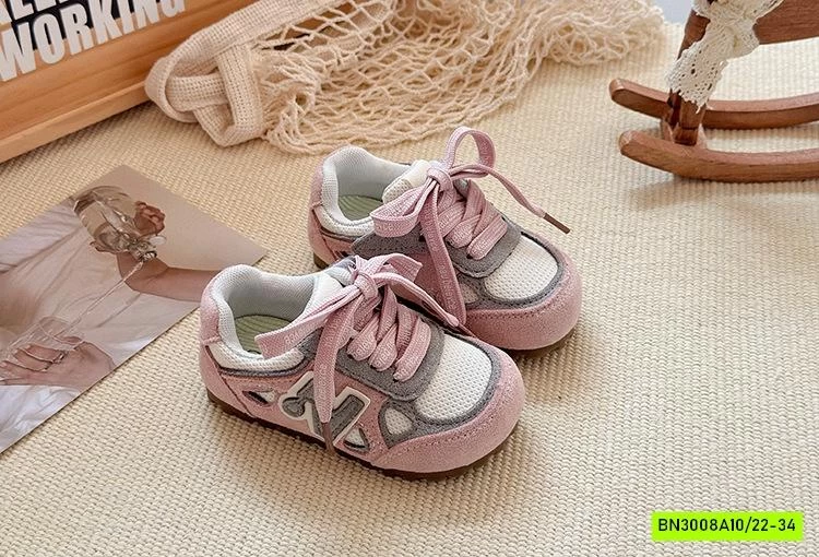 GIÀY THỂ THAO DA LỘN PHỐI MÀU CHỮ N