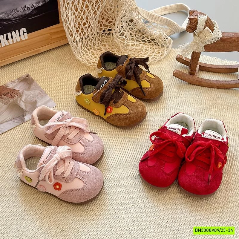 GIÀY BỆT PHỐI DA LỘN THÊU HOA