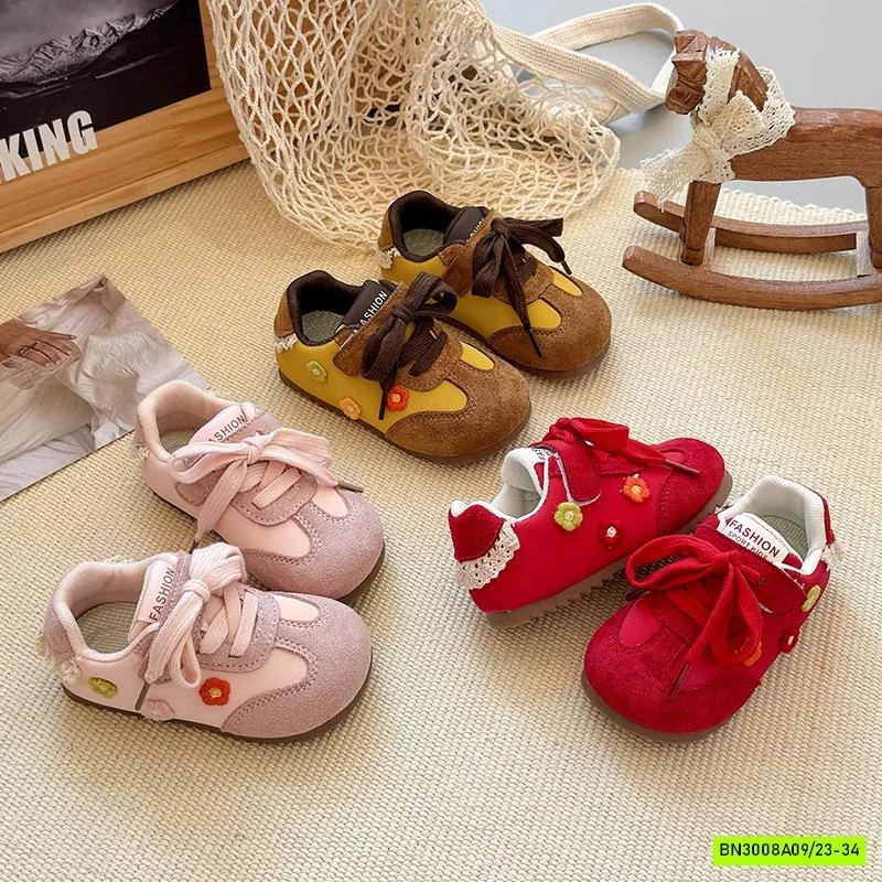 GIÀY BỆT PHỐI DA LỘN THÊU HOA