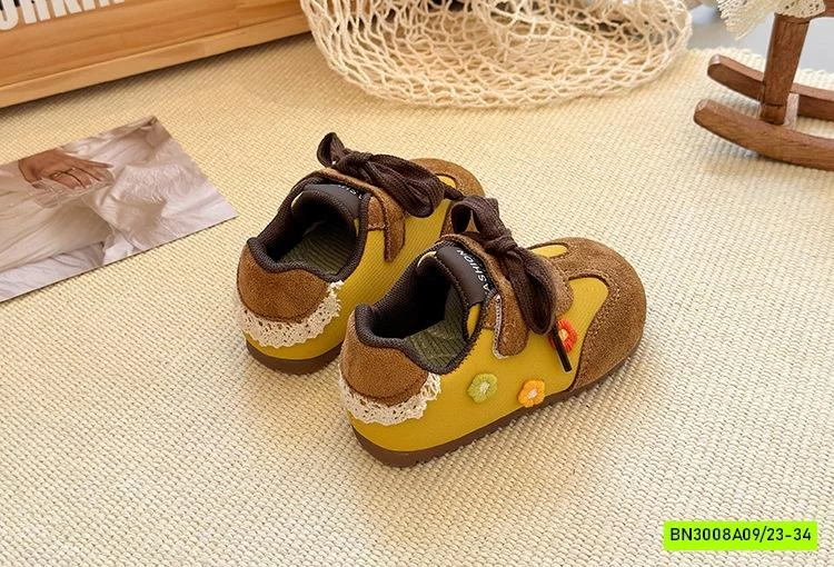 GIÀY BỆT PHỐI DA LỘN THÊU HOA