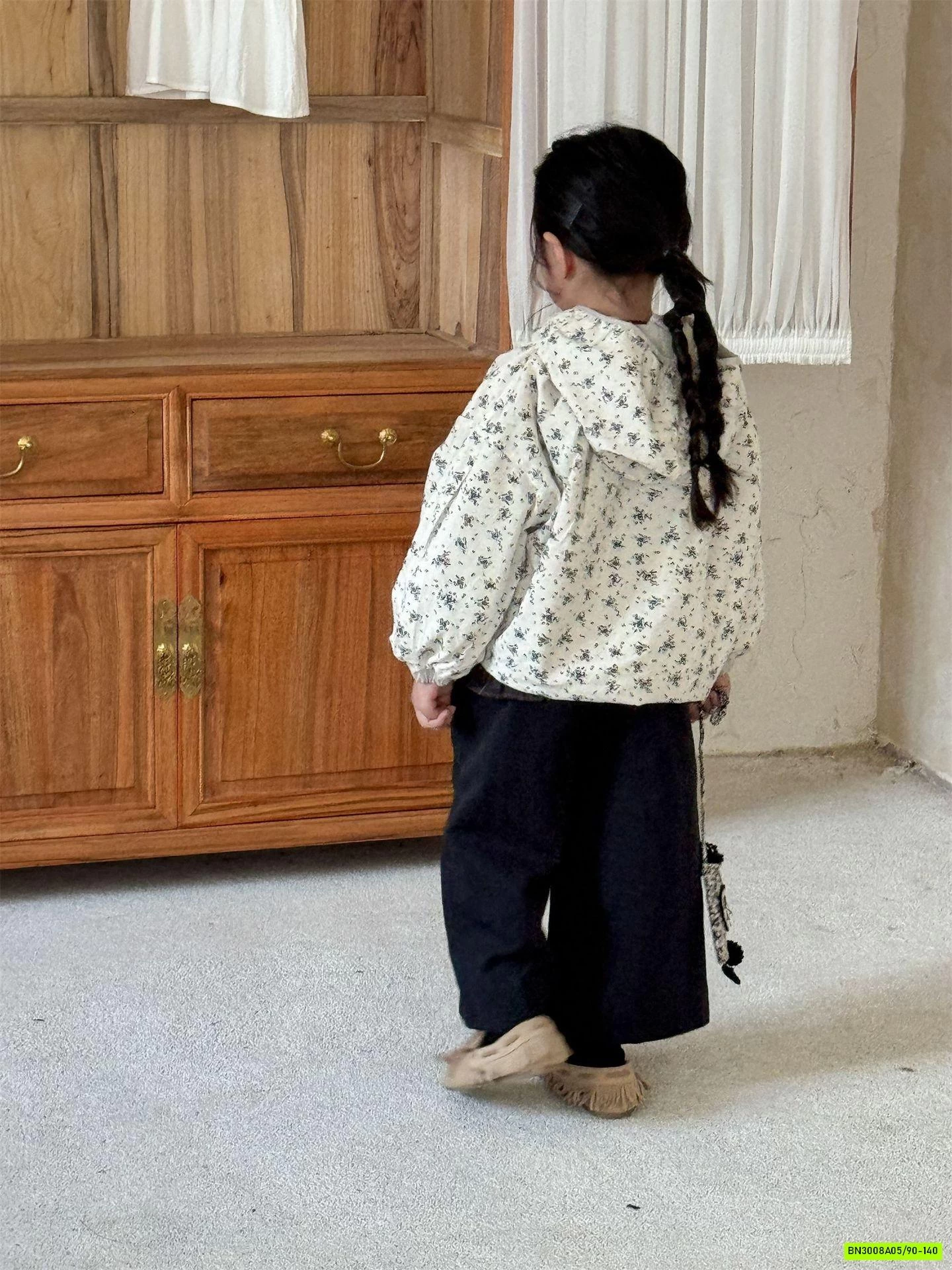 KHOÁC GIÓ 2 MẶT HOA NHÍ TIỂU THƯ