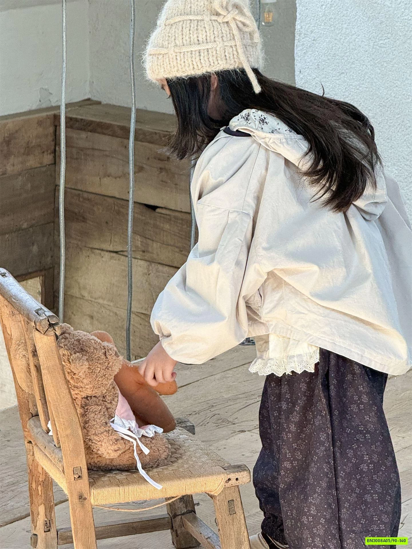 KHOÁC GIÓ 2 MẶT HOA NHÍ TIỂU THƯ