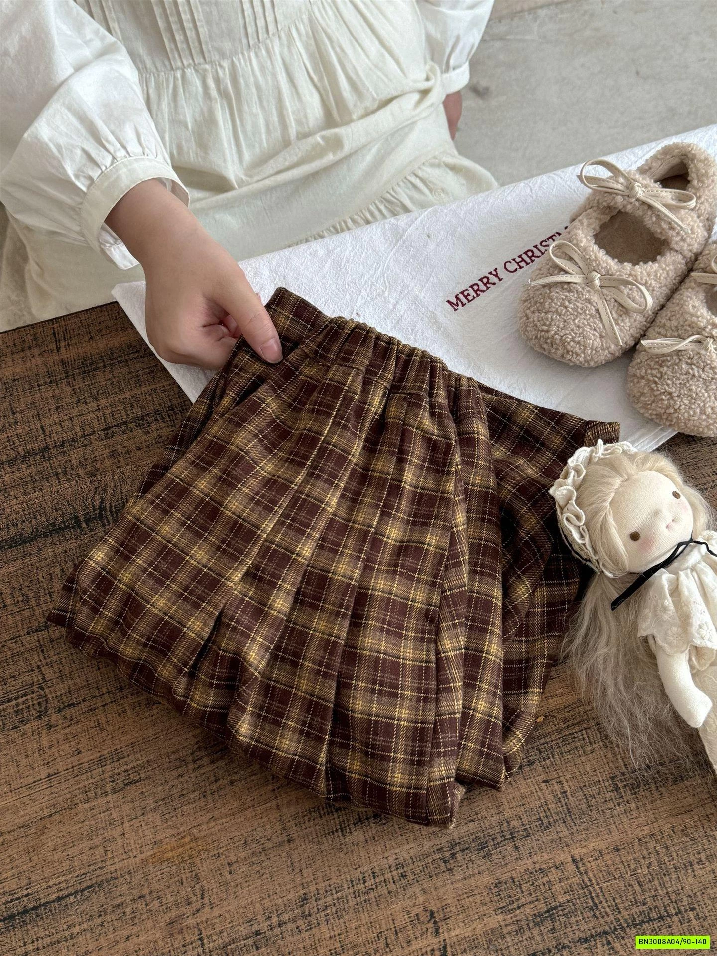 BAGGY CARO NÂU HÀN QUỐC