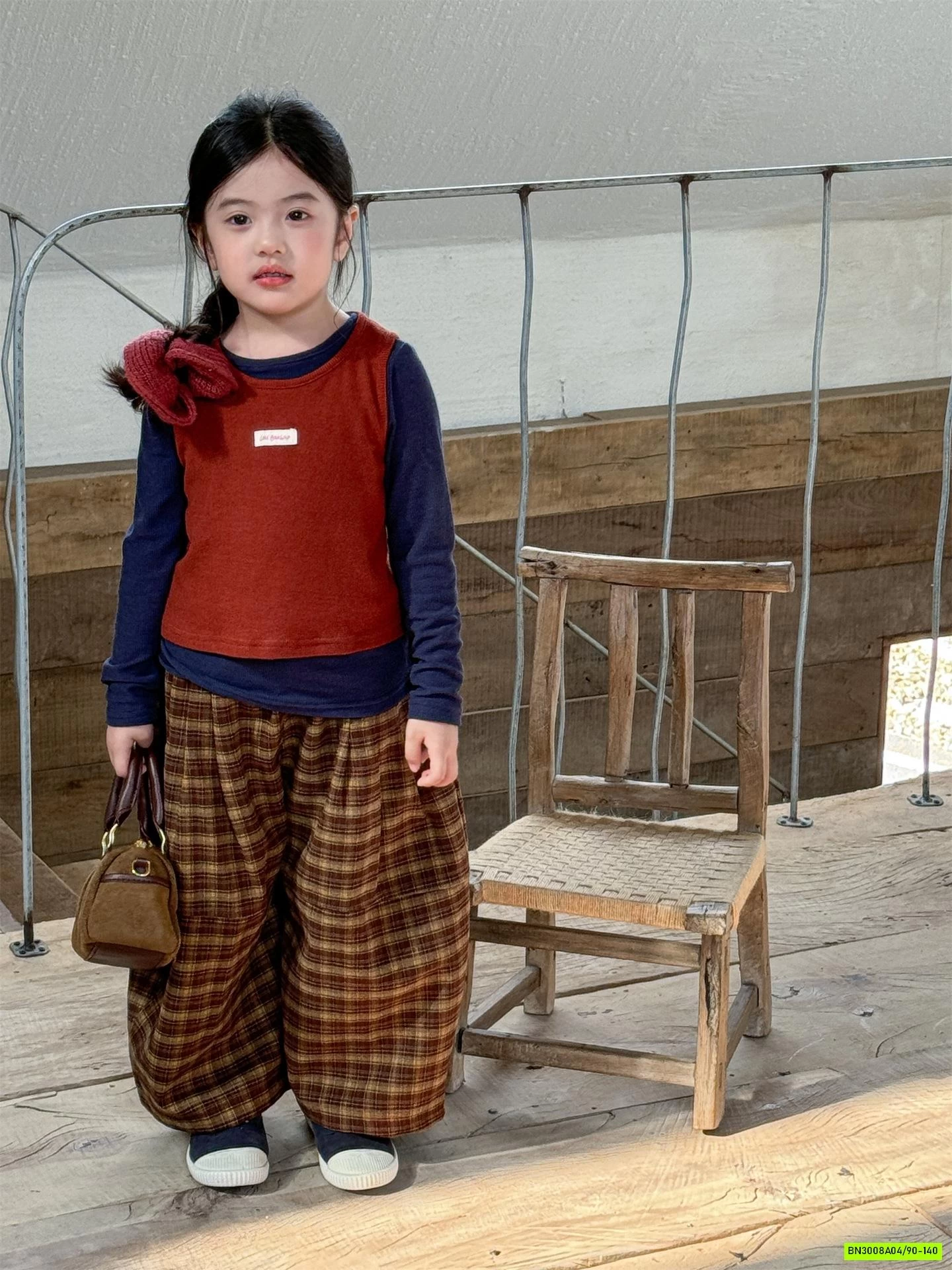 BAGGY CARO NÂU HÀN QUỐC