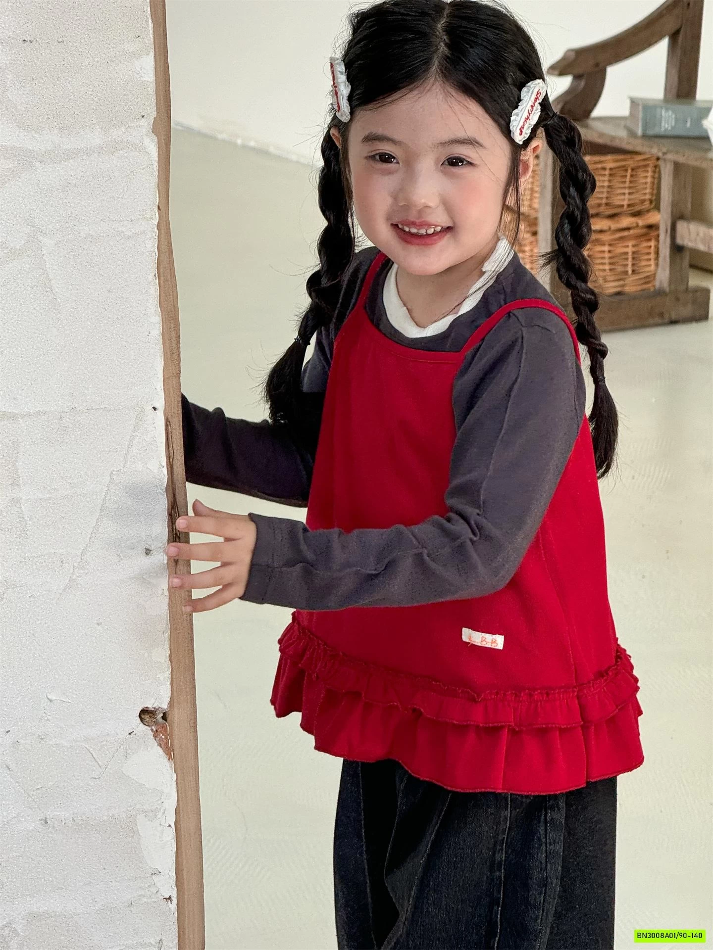 SET VINTAGE 3 CHI TIẾT QUẦN SUÔNG