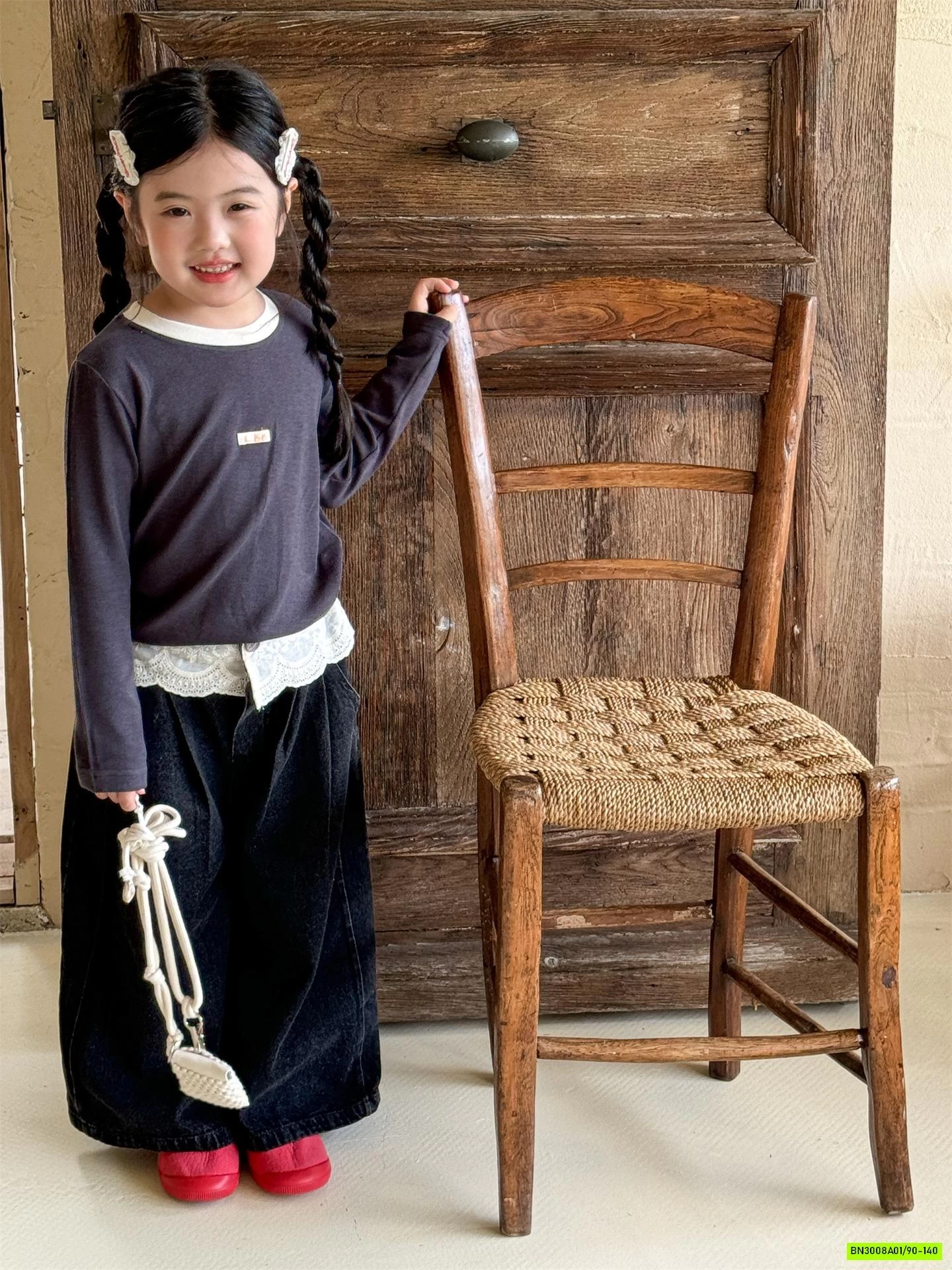 SET VINTAGE 3 CHI TIẾT QUẦN SUÔNG