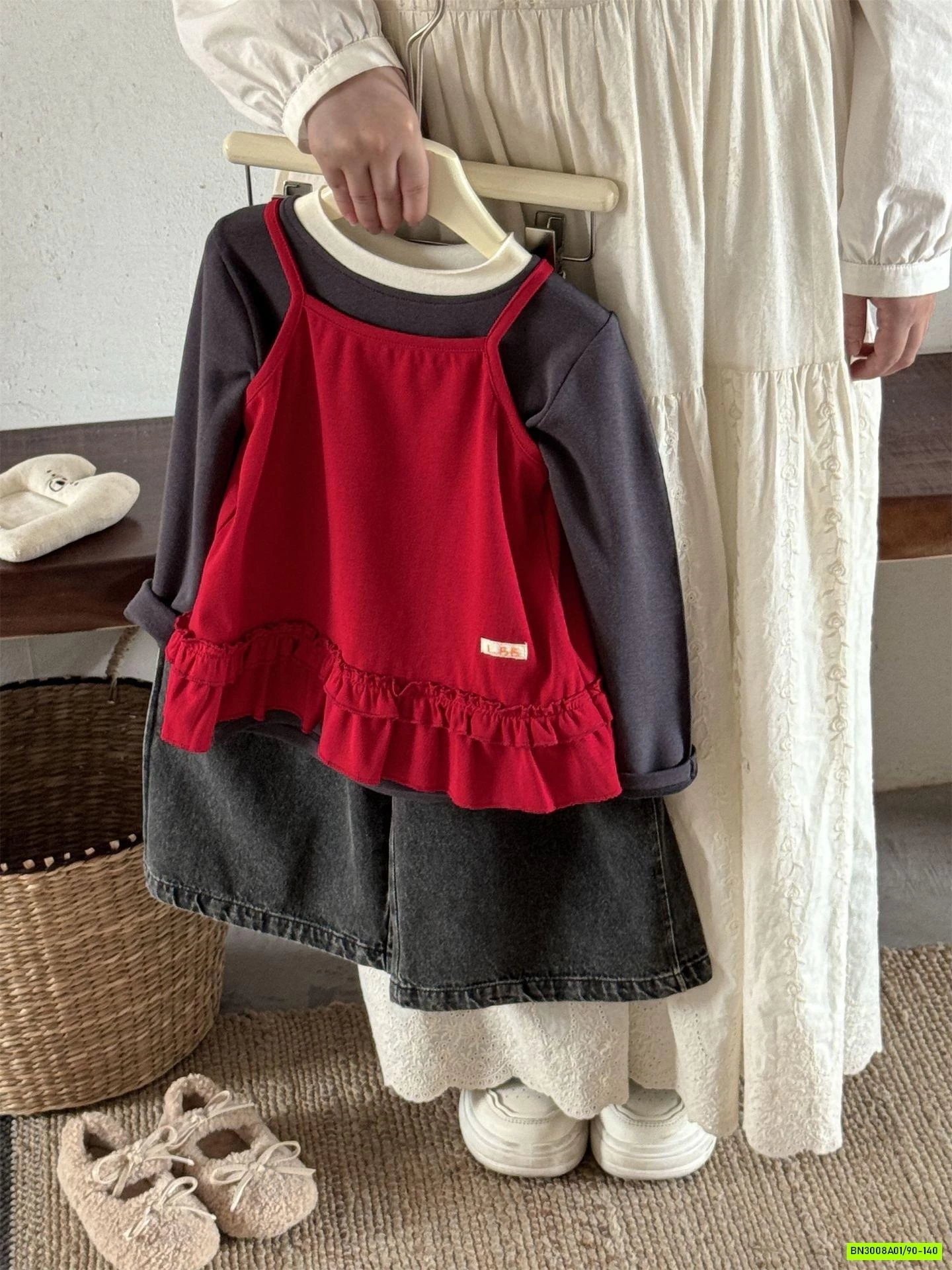 SET VINTAGE 3 CHI TIẾT QUẦN SUÔNG