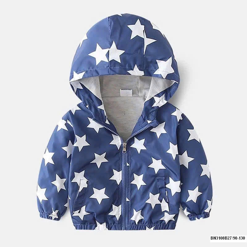 ÁO KHOÁC GIÓ 2 LỚP CHO BÉ