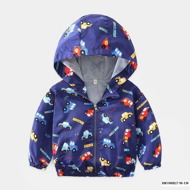 ÁO KHOÁC GIÓ 2 LỚP CHO BÉ