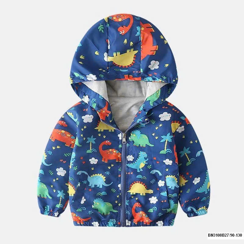 ÁO KHOÁC GIÓ 2 LỚP CHO BÉ