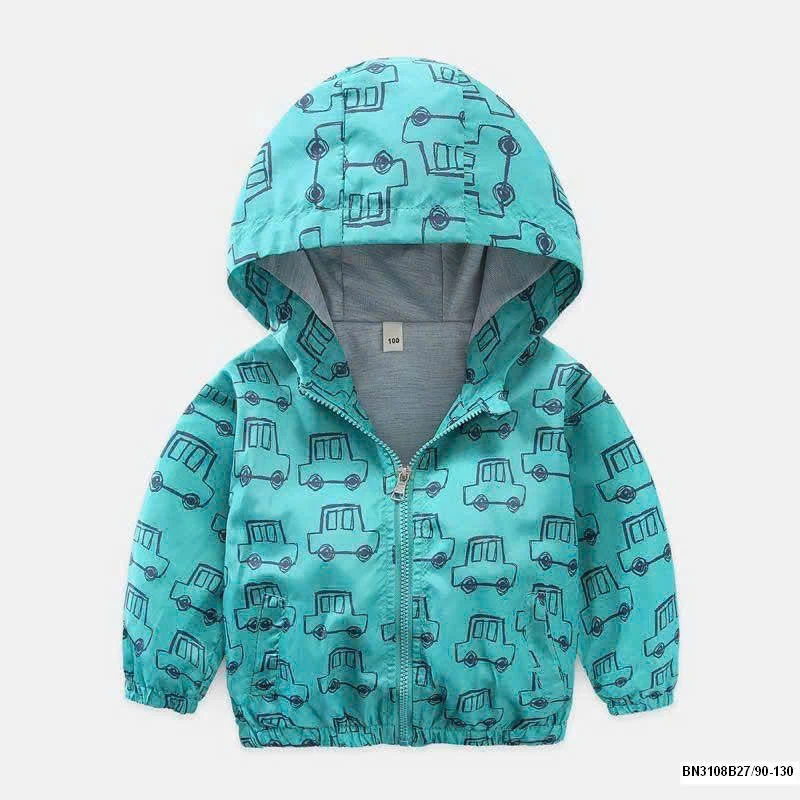 ÁO KHOÁC GIÓ 2 LỚP CHO BÉ