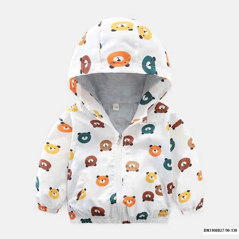 ÁO KHOÁC GIÓ 2 LỚP CHO BÉ