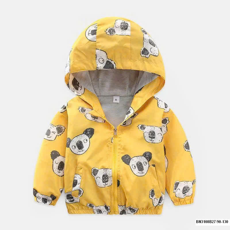 ÁO KHOÁC GIÓ 2 LỚP CHO BÉ