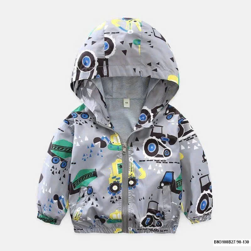 ÁO KHOÁC GIÓ 2 LỚP CHO BÉ