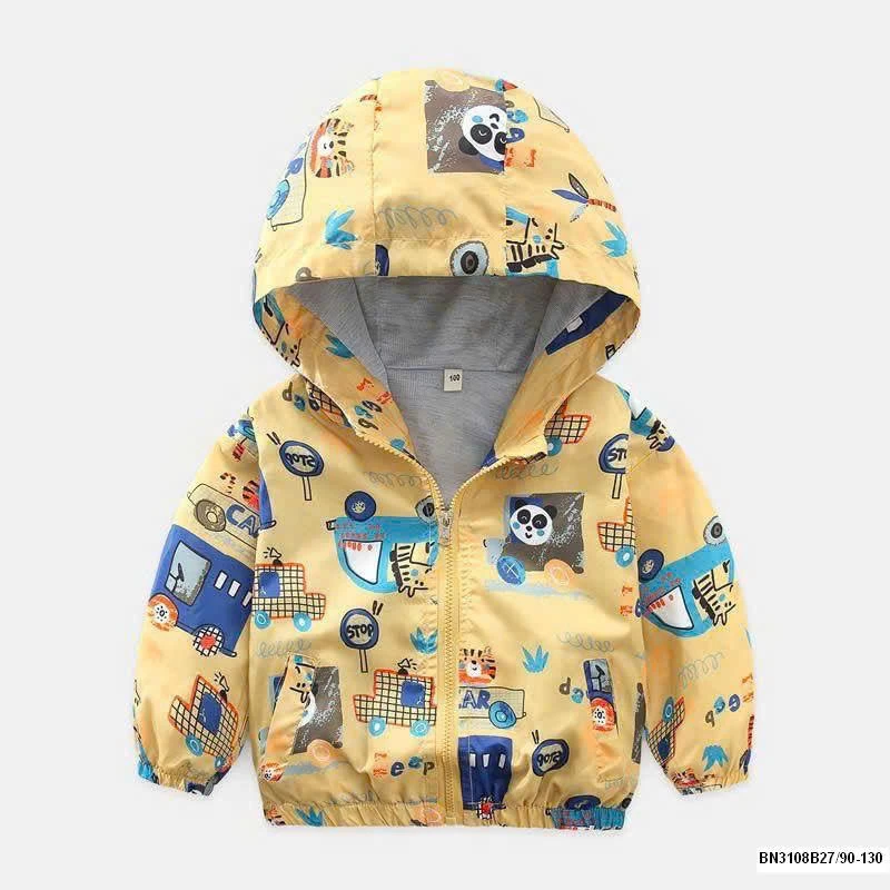 ÁO KHOÁC GIÓ 2 LỚP CHO BÉ