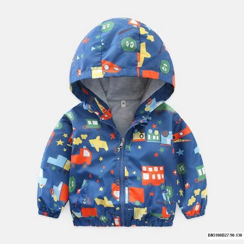 ÁO KHOÁC GIÓ 2 LỚP CHO BÉ