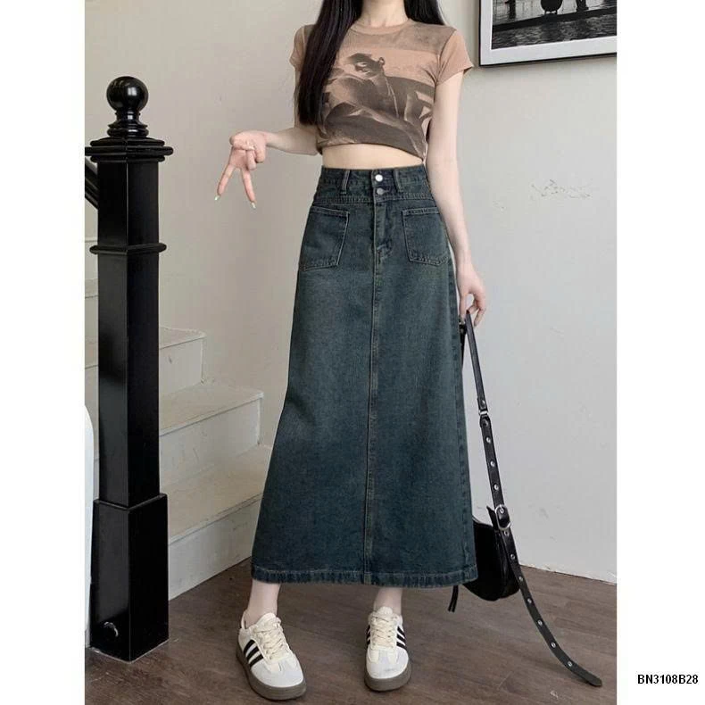 CHÂN VÁY JEAN DÁNG DÀI NỮ