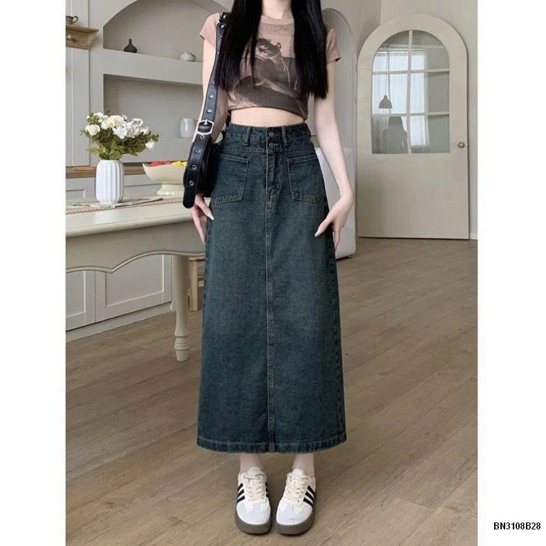 CHÂN VÁY JEAN DÁNG DÀI NỮ