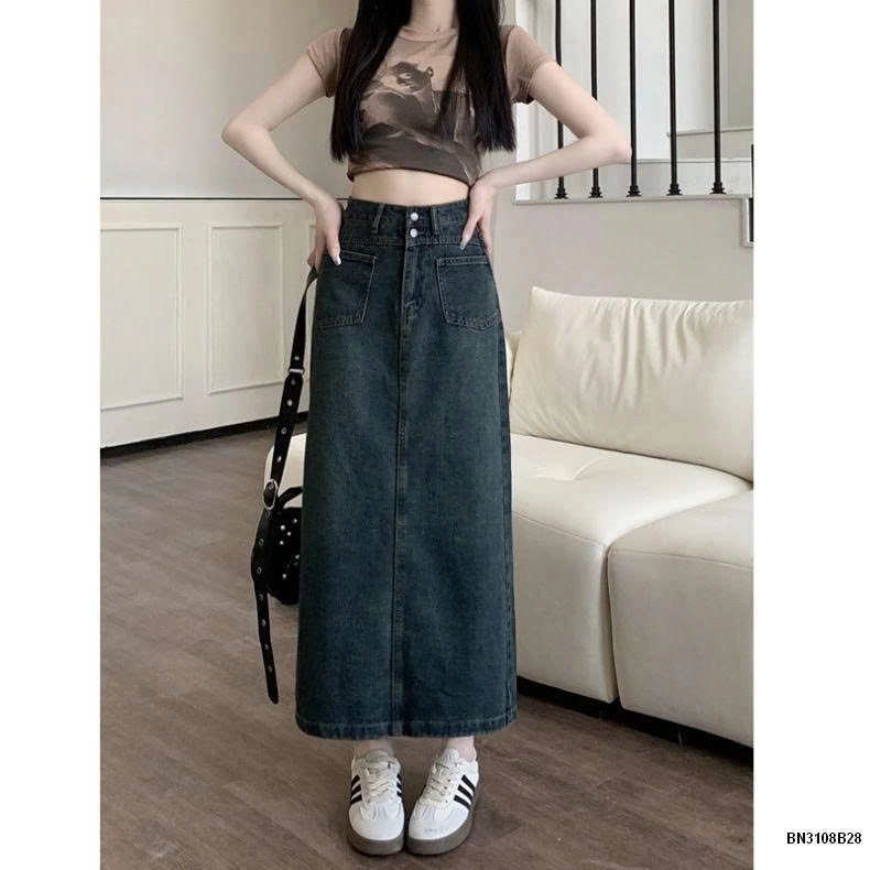 CHÂN VÁY JEAN DÁNG DÀI NỮ